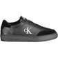 Black Leather Men Sneaker
