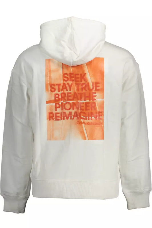 White Cotton Men Sweater