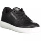 Black Leather Men Sneaker