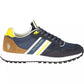 Blue Polyester Men Sneaker