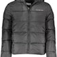 Black Polyester Men Jacket