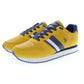 Yellow Polyester Men Sneaker