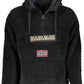 Black Polyester Men Sweater