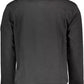 Black Cotton Men Sweater