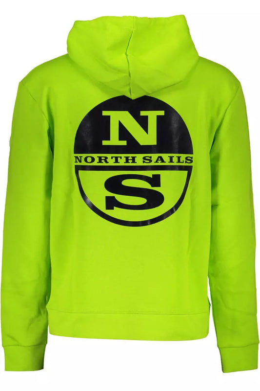 Green Cotton Men Sweater