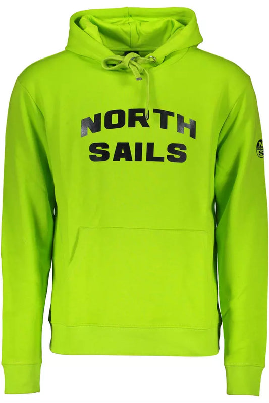 Green Cotton Men Sweater