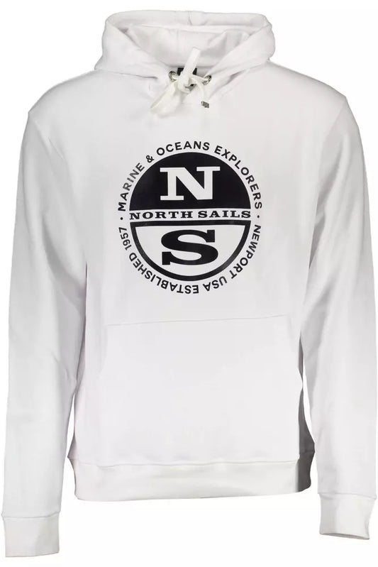 White Cotton Men Sweater