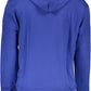 Blue Cotton Men Sweater