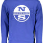Blue Cotton Men Sweater