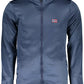 Blue Polyester Men Sweater