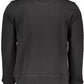Black Cotton Men Sweater