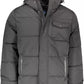 Black Polyester Men's Jacket