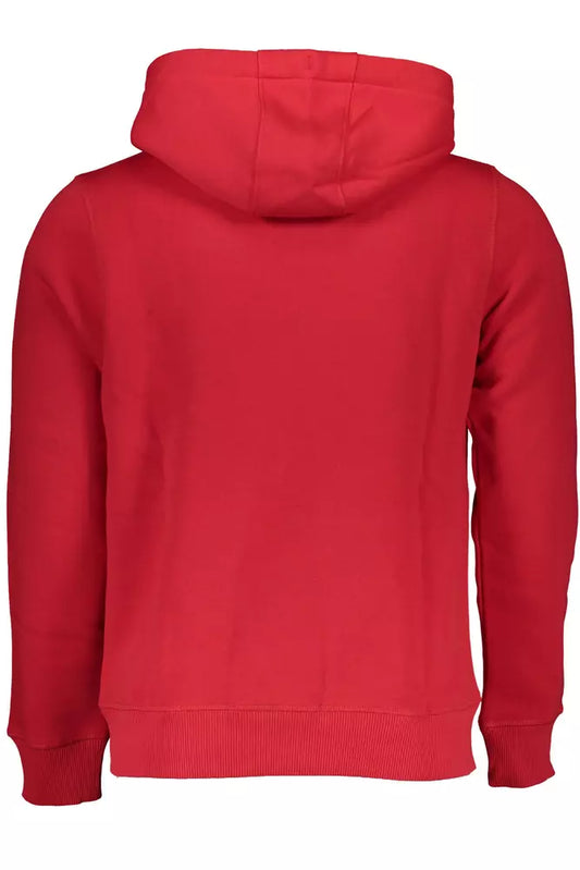 Red Cotton Mens Sweater