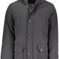 Black Polyester Men Jacket