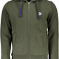 Green Cotton Men Sweater