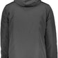 Black Polyester Men Jacket