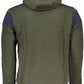 Green Cotton Men Sweater
