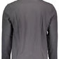 Gray Cotton Men Polo Shirt