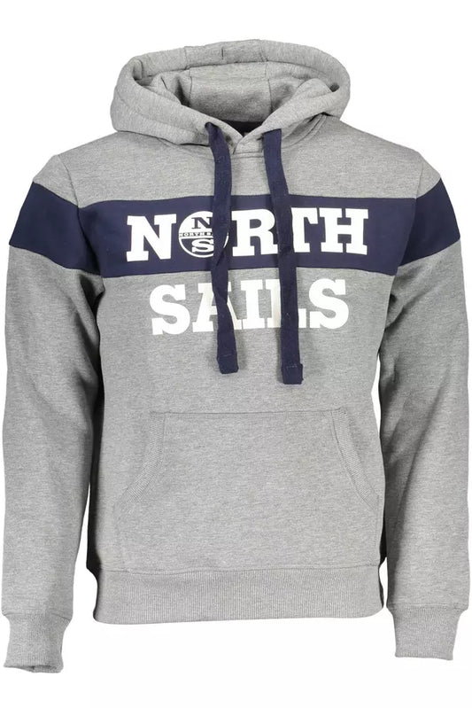 Gray Cotton Men Sweater