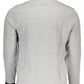 Gray Cotton Men Polo Shirt