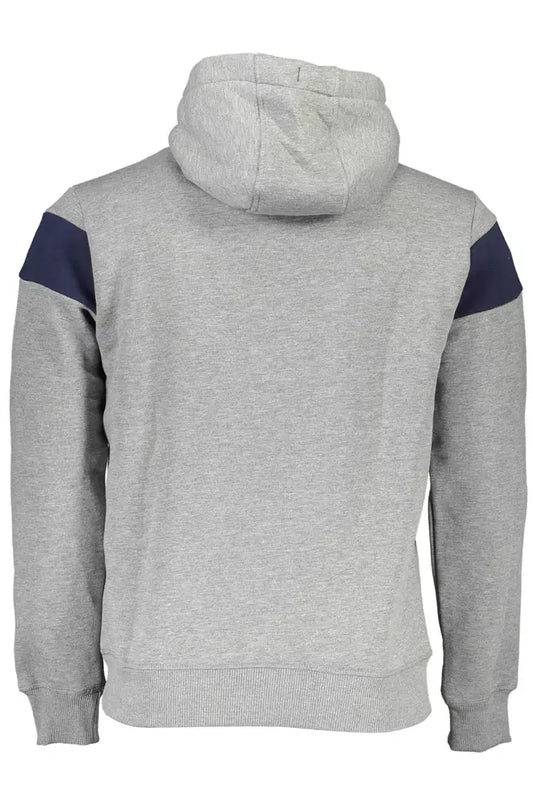 Gray Cotton Men Sweater