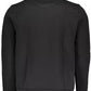 Black Cotton Men Sweater