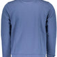 Blue Cotton Men Sweater