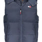 Blue Polyester Men Jacket