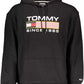Black Cotton Men Sweater