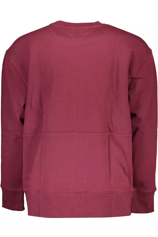 Purple Cotton Men Sweater