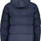 Blue Polyester Men Jacket