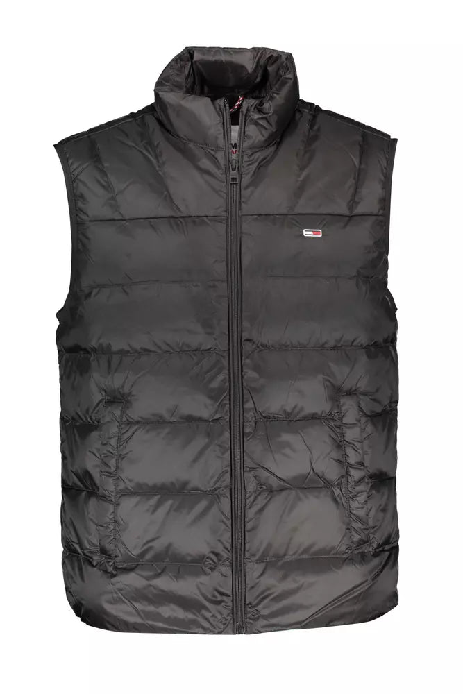 Black Polyamide Men Jacket