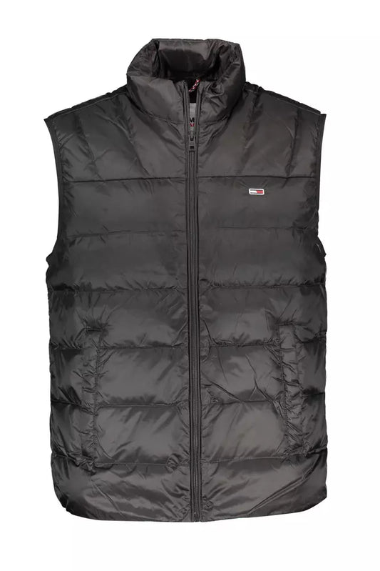 Black Polyamide Men Jacket
