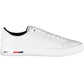 White Polyethylene Men Sneaker