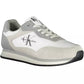 White Polyester Men Sneaker
