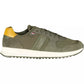 Green Polyester Men Sneaker