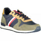 Green Polyester Men Sneaker