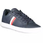 Blue Leather Men Sneaker
