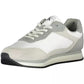 White Polyester Men Sneaker