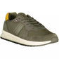 Green Polyester Men Sneaker