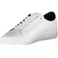 White Polyethylene Men Sneaker