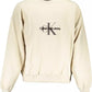 Beige Cotton Men Sweater