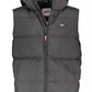 Black Polyester Men Jacket