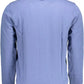 Blue Cotton Men Sweater