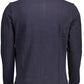 Blue Cotton Men Polo Shirt