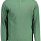 Green Cotton Mens Polo Shirt