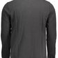 Black Cotton Men Polo Shirt