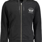 Black Cotton Men Sweater