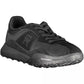 Black Polyester Men Sneaker