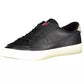 Black Leather Men Sneaker